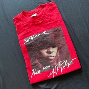 SUPREME REAL LOVE MARY J BLIGE SHIRT